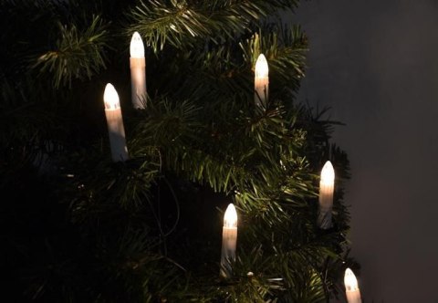 Świąteczne świece z 30 LED diodami