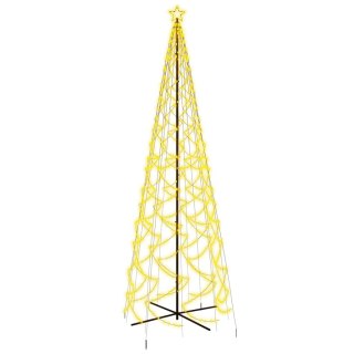 Choinka stożkowa, 1400 ciepłych białych LED, 160x500 cm