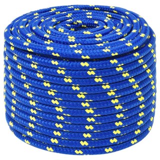 Linka żeglarska, niebieska, 12 mm, 100 m, polipropylen