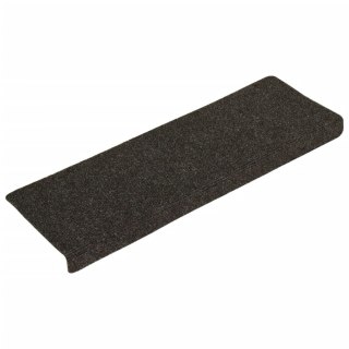 Nakładki na schody, 15 szt., igłowane, 65x21x4 cm, szare