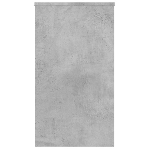 Biurko, szarość betonu, 90x40x72 cm, materiał drewnopochodny