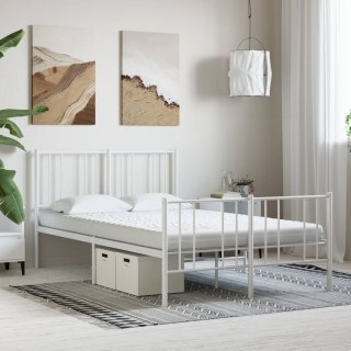 Materac piankowy, biały 140x200 cm, 7-strefowy, twardość 20 ILD