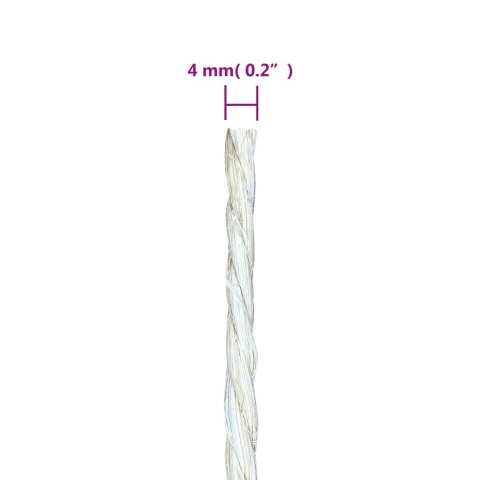 Sznur, sizal 100%, 4 mm, 500 m