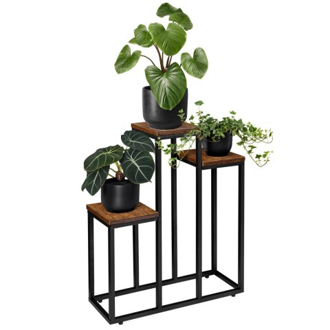 Kwietnik metalowy loft AGRAS stojak na kwiaty