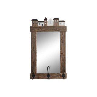 Lustro ścienne DKD Home Decor Brązowy Wykończenie antyczne 40 x 9 x 68 cm