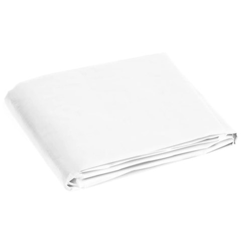 Plandeka, 180 g/m², 6x6 m, biała, HDPE