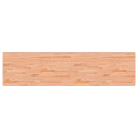 Blat do stołu roboczego, 220x55x2,5 cm, lite drewno bukowe
