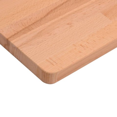 Blat do stołu roboczego, 150x55x2,5 cm, lite drewno bukowe