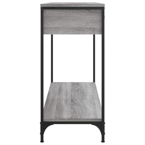 Stolik konsolowy, szary dąb sonoma, 100x34,5x75 cm