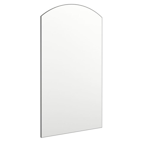 Lustro z lampami LED, 90x45 cm, szklane, z łukiem