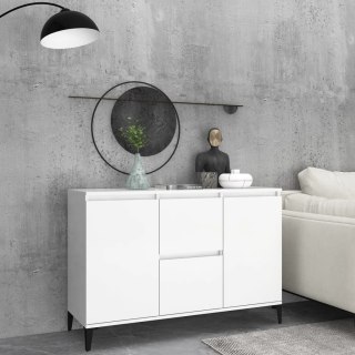 Szafka, biała, 104x35x70 cm, płyta wiórowa