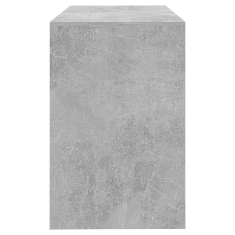 Biurko, szarość betonu, 101x50x76,5 cm, płyta wiórowa