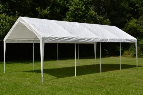 Duży namiot ogrodowy 32 m² - stalowe rurki, plandeka PE,4×8m