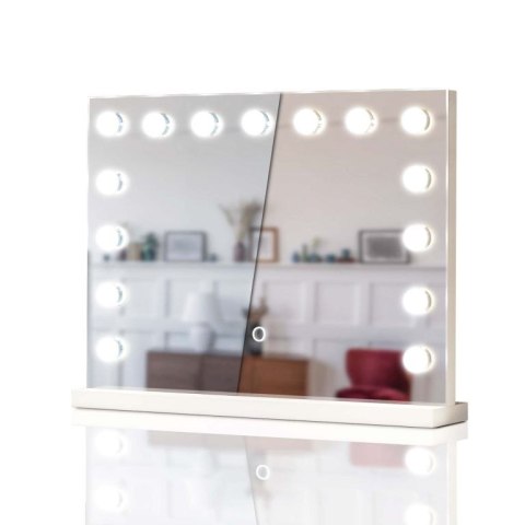 Aquamarin Lustro łazienkowe LED Hollywood 58 x 43 cm