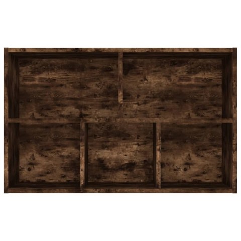 Regał na książki/szafka, przydymiony dąb, 50x25x80 cm