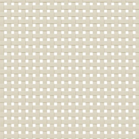 Szafka SENJA, imitacja rattanu, biała, 90x40x112 cm, sosnowa