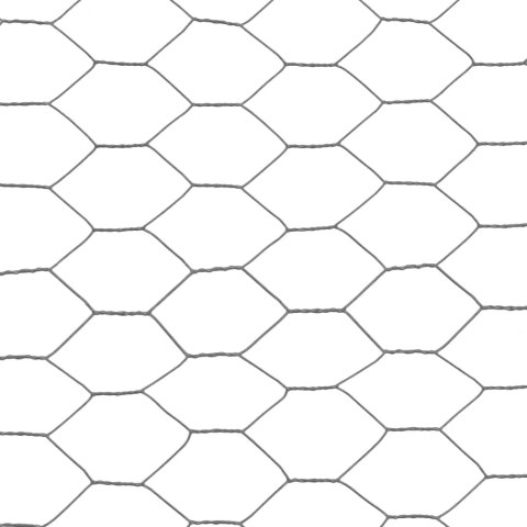 Ogrodzenie z siatki, stal i PVC, 25x1 m, szare