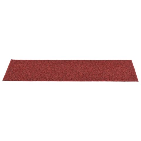 Samoprzylepne nakładki na schody, 15 szt., 76x20 cm, czerwone