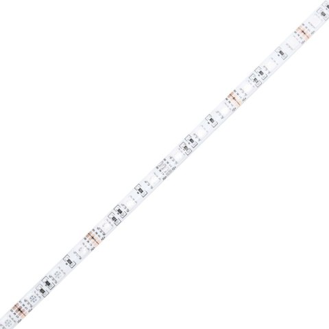 Lustro łazienkowe z LED, białe, 60x8,5x37 cm, akryl
