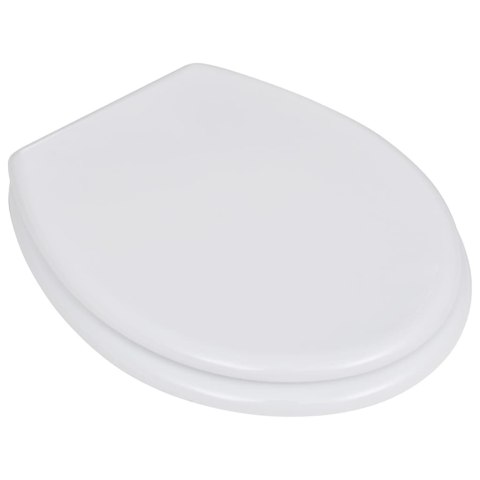 Deska klozetowa, prosty design, MDF, biała
