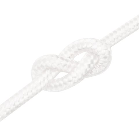 Linka żeglarska, biała jednolita, 12 mm, 250 m, polipropylen