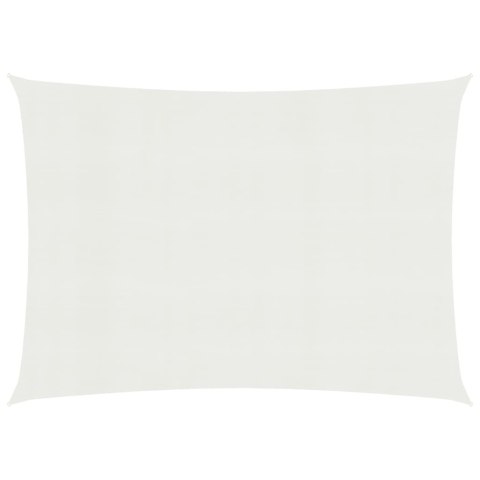 Żagiel przeciwsłoneczny, 160 g/m², biały, 3,5x4,5 m, HDPE
