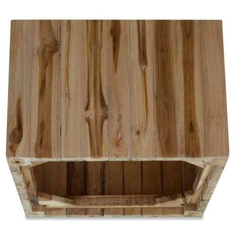 Stolik kawowy z drewna tekowego, 50 x 50 x 35 cm