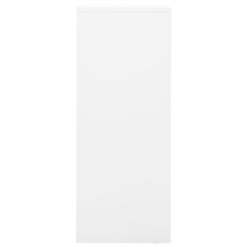 Szafka biurowa, biała, 90x40x102 cm, stalowa