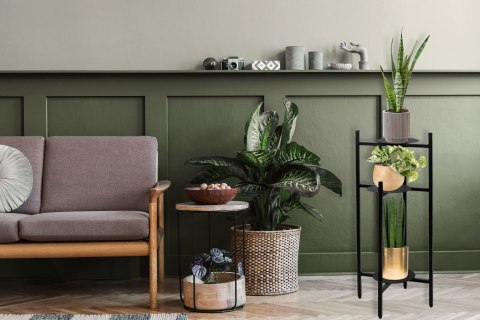 Kwietnik metalowy loft TRETORRI RUSTIC stojak na kwiaty
