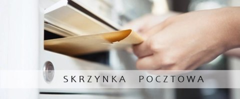 SKRZYNKA POCZTOWA NA LISTY GAZETY NOWOCZESNA STAL