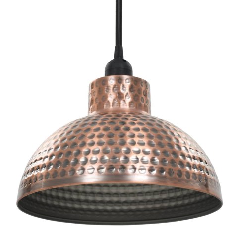 Lampy sufitowe, 2 szt., półkuliste, kolor miedzi