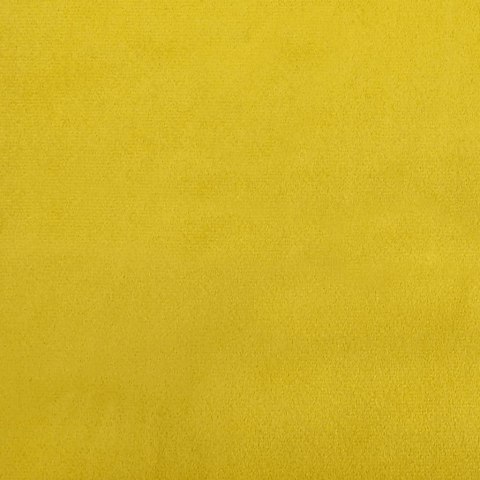 Fotel, żółty, 60 cm, obity aksamitem