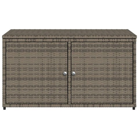 Szafka ogrodowa, szara, 110x55x60,5 cm, polirattan