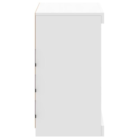 Szafka z oświetleniem LED, biała, 60,5x37x67 cm