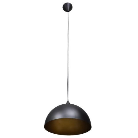 Półokrągłe lampy sufitowe, 2 szt., regulowana długość, czarne