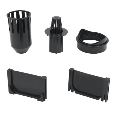 Kanały odpływowe, 6 szt., plastik, 6 m