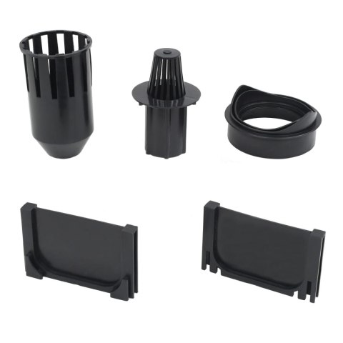 Kanały odpływowe, 3 szt., plastik, 3 m