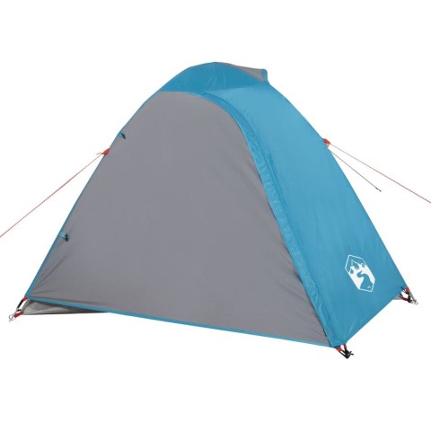 Namiot kempingowy, 2-os., niebieski, 264x210x125 cm 185T, tafta