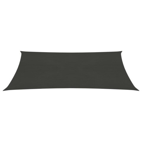 Żagiel przeciwsłoneczny, 160 g/m², antracytowy, 2x4,5 m, HDPE