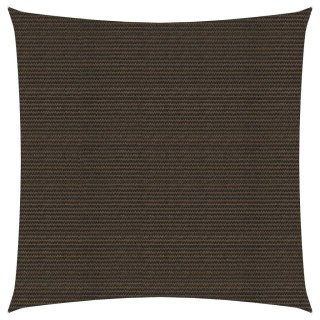 Żagiel przeciwsłoneczny, 160 g/m², brązowy, 3,6x3,6 m, HDPE