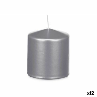 Świeca Acorde Srebrzysty 9 x 10 x 9 cm (12 Sztuk)