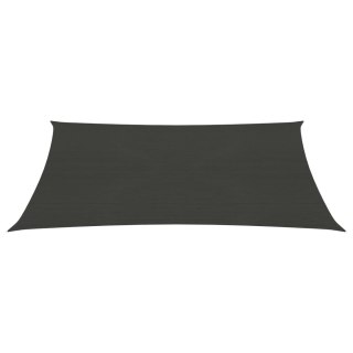 Żagiel przeciwsłoneczny, 160 g/m², antracytowy, 3,5x4,5m, HDPE