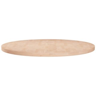 Okrągły blat do stolika, Ø60x2,5 cm, surowe drewno dębowe