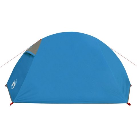 Namiot kempingowy, 2-os., niebieski, 267x154x117 cm, tafta 185T