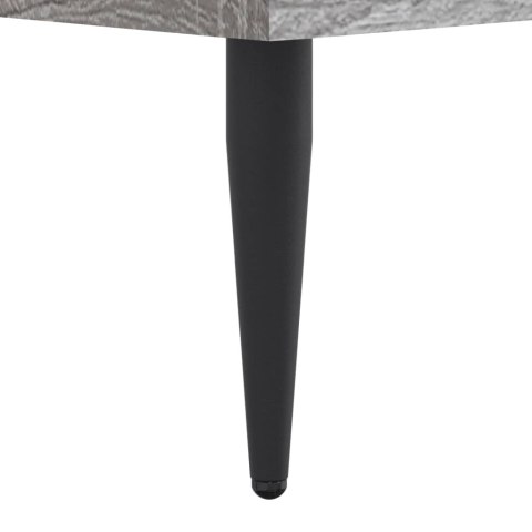 Rama łóżka, szary dąb sonoma, 120x200cm materiał drewnopochodny