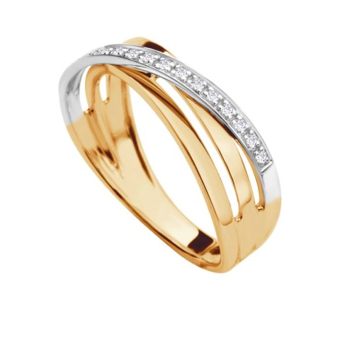 Złoty pierścionek PXD6545 - Diament