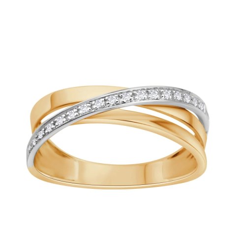 Złoty pierścionek PXD6545 - Diament