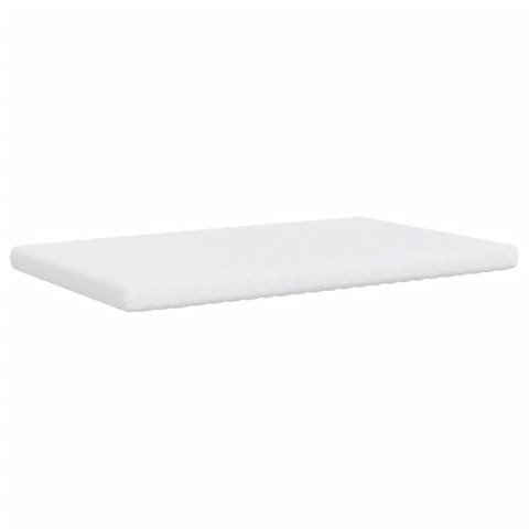 Materac piankowy, biały 140x190 cm, 7-strefowy, twardość 20 ILD