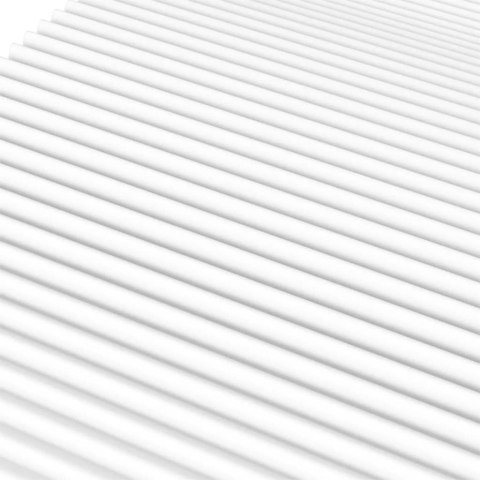Materac piankowy, biały, 200x200 cm, twardość H2/H3