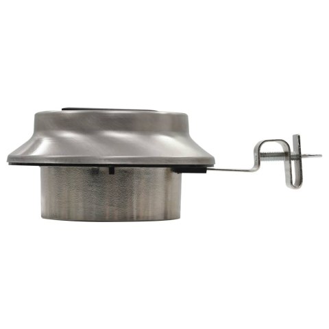 Lampy solarne do ogrodu, 12 szt., LED, okrągłe, 12 cm, białe